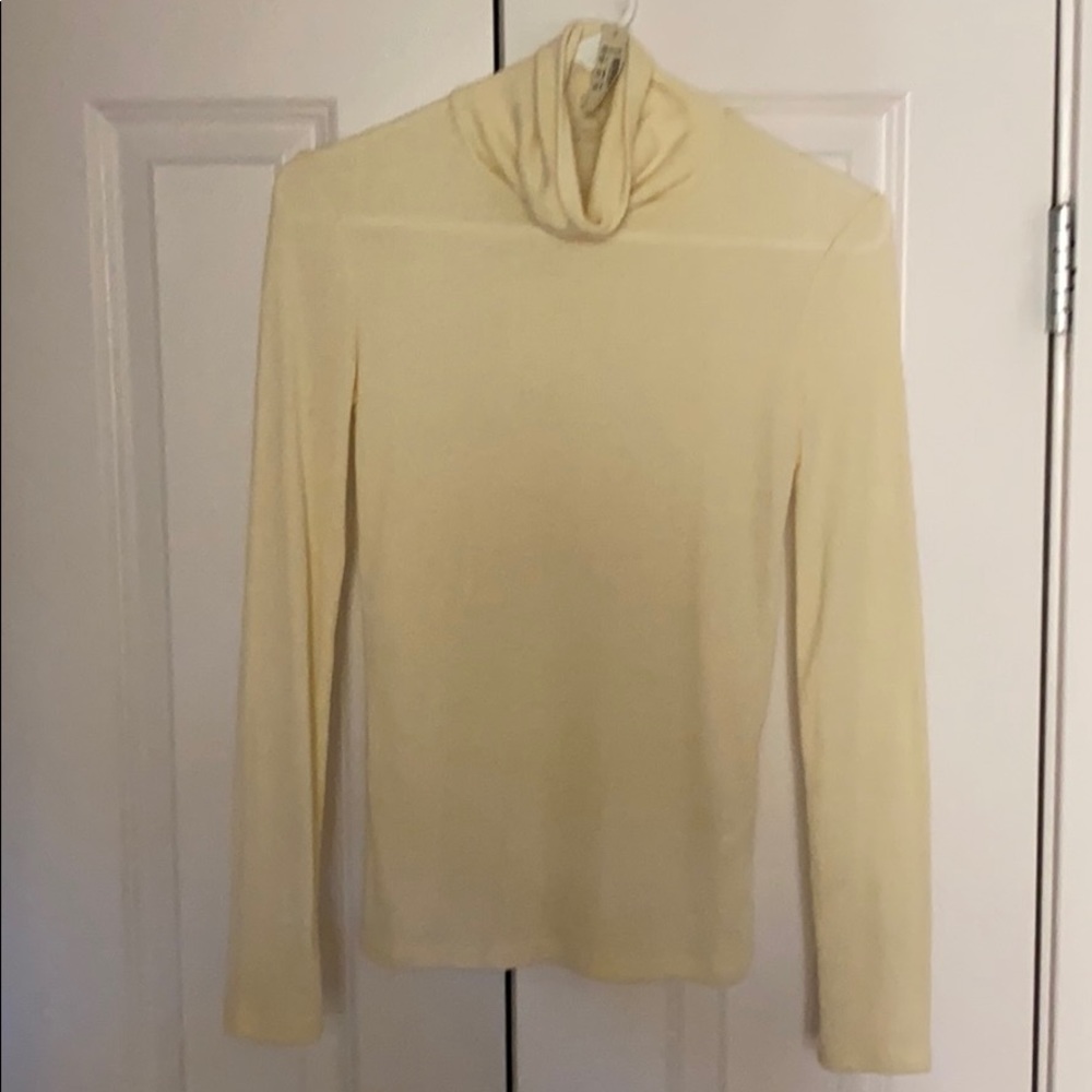 Madewell cream turtle neck